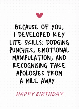 Because of You - Happy Birthday