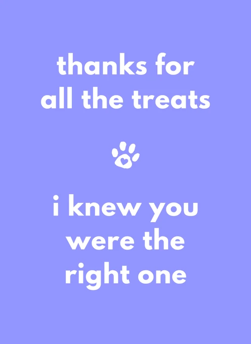 Thanks for All the Treats