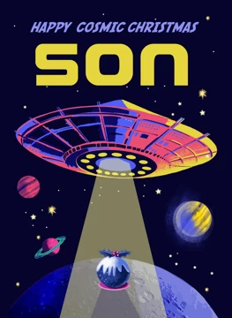 Son Christmas Space Sci Fi