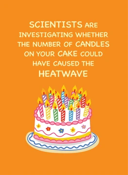 Your Candles Caused a Heatwave