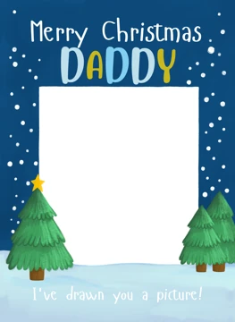 Merry Christmas Daddy - Drawing
