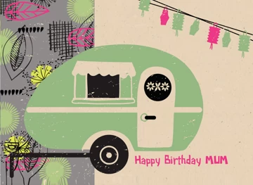 Happy Birthday MUM caravan camping