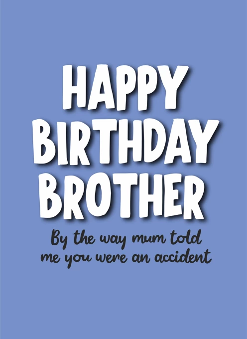 You Were An Accident