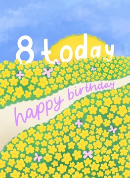 8 Today - Sunny Flower Meadow