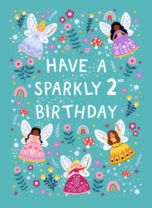 Have a Sparkly 2nd Birthday - Fairies
