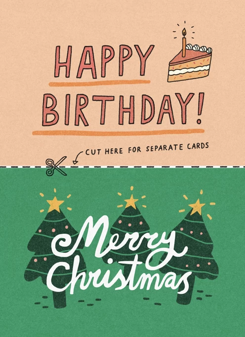 December Birthday Christmas Combo