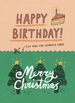 December Birthday Christmas Combo