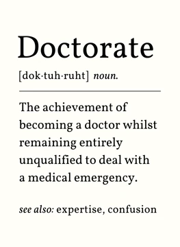 Doctorate Noun