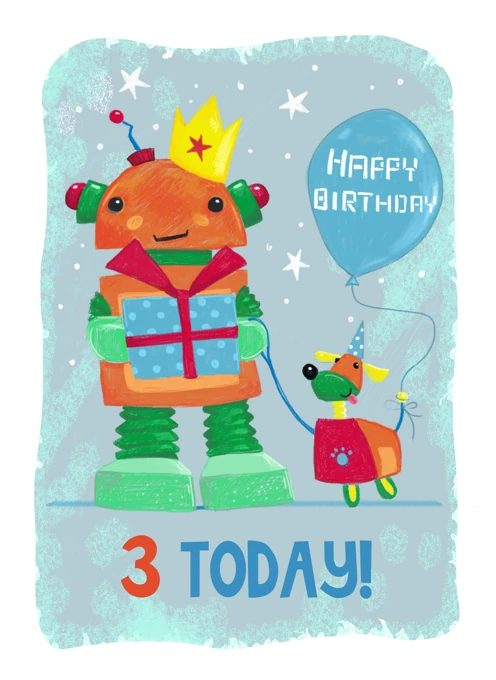 3 Today Birthday Robot