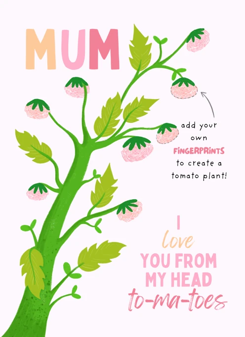 Mum To-matoes - Fingerprint Keepsake