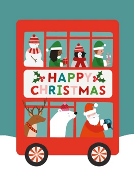 Happy Christmas Bus