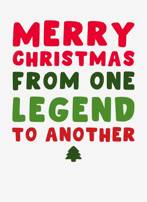 From One Legend to Another