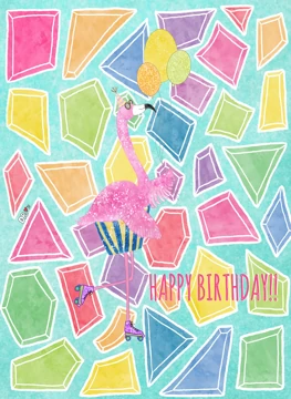 Birthday Flamingo