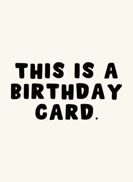 This is a Birthday Card