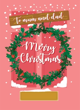 Merry Christmas Mum And Dad