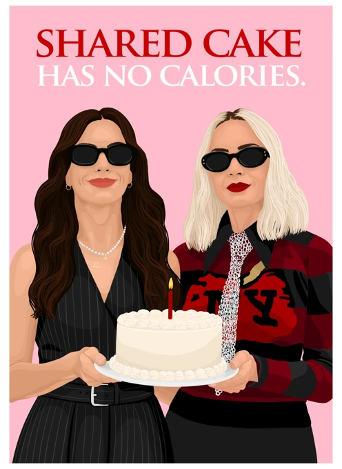 Shared Cake Has No Calories