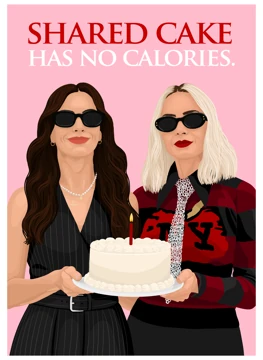 Shared Cake Has No Calories