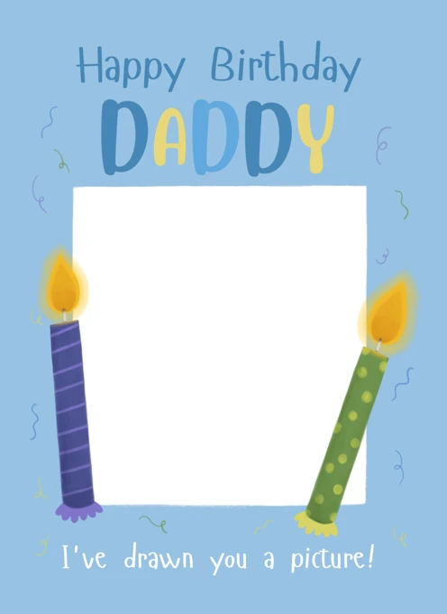 Happy Birthday Daddy - Drawing