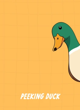 Peeking Duck