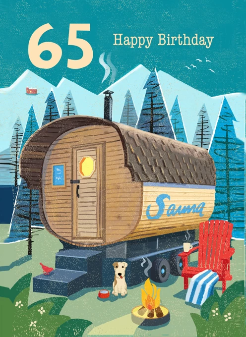 65 Happy Birthday Sauna Retreat