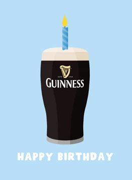 Happy Birthday Guinness Pint