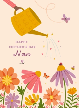 Happy Mother's Day Nan - Flower Garden