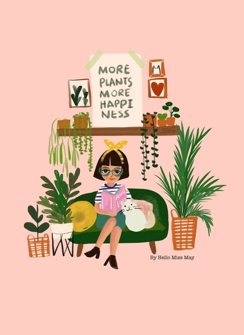 More Plants More Happiness