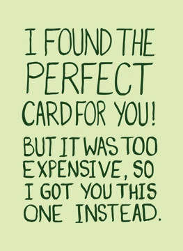 Perfect Card for You
