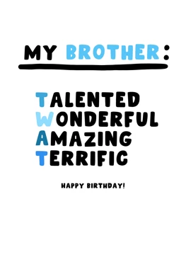My Brother - TWAT