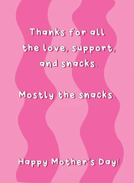 Thanks For The Snacks