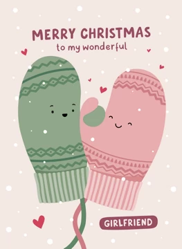 Mittens Christmas Girlfriend