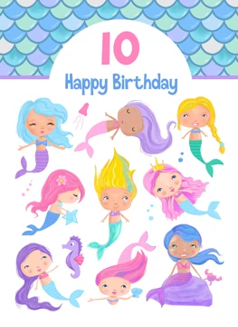 10th Birthday Mermaids