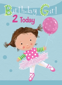 2 Today Birthday Ballerina Girl