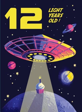 12th Birthday Sci Fi Space