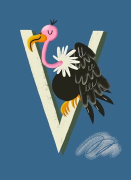 V is for Vulture