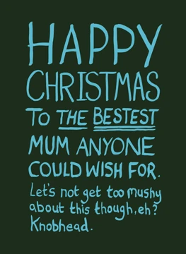 Happy Christmas to the Bestest Mum