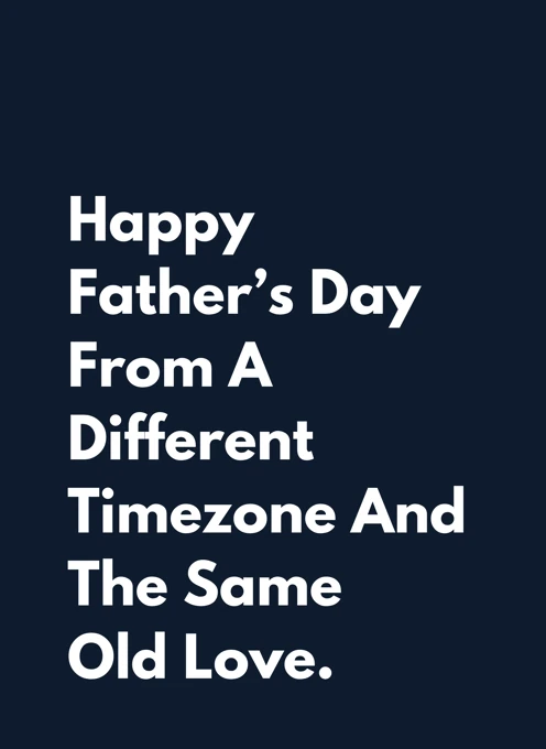 Same Old Love, Different Timezones
