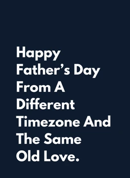 Same Old Love, Different Timezones