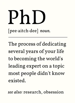 PhD Noun