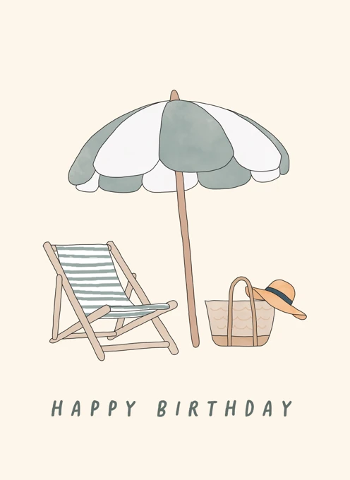 Happy Birthday by the Sea