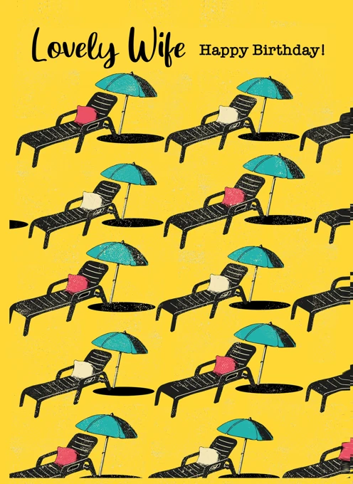 Lovely Wife - Happy Birthday Beach