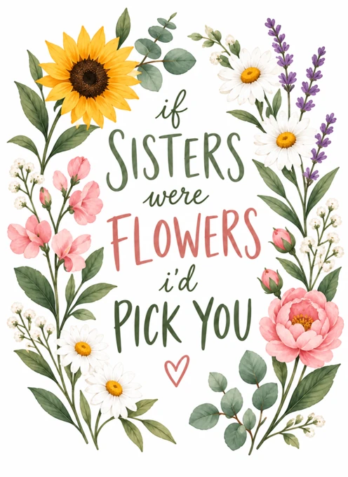 If Sisters Were Flowers