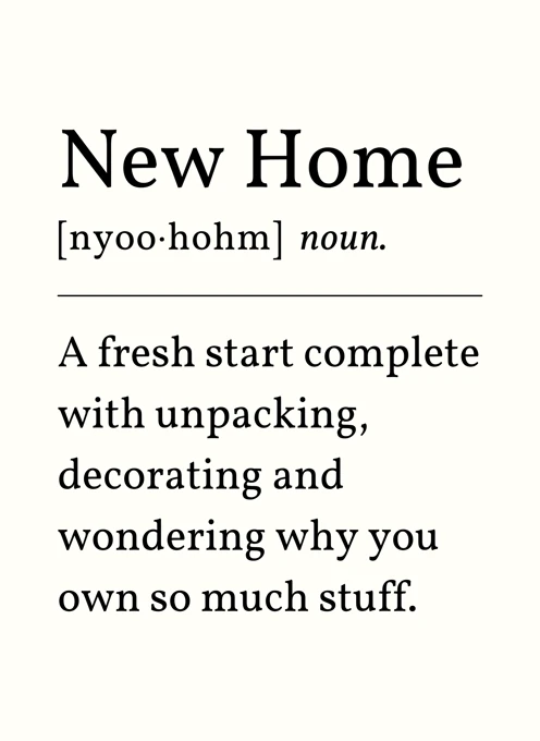 New Home Noun
