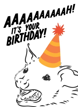 Aaaaaah! Screaming Birthday Possum