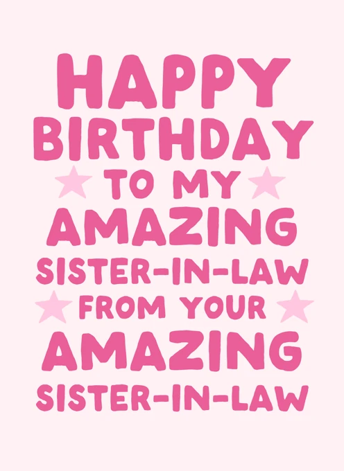 Happy Birthday to My Amazing Sister-in-Law