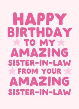 Happy Birthday to My Amazing Sister-in-Law