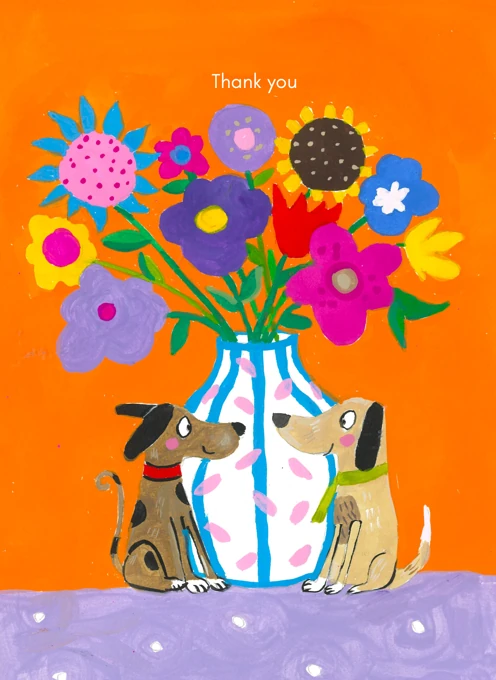 Thank You Dog Flowers