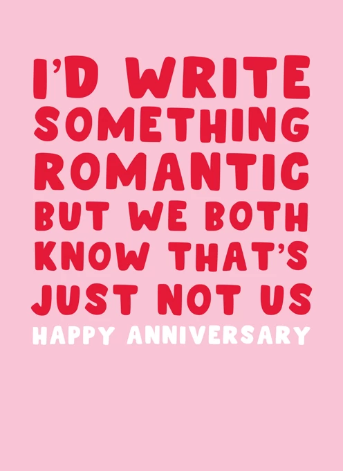 I'd Write Something Romantic