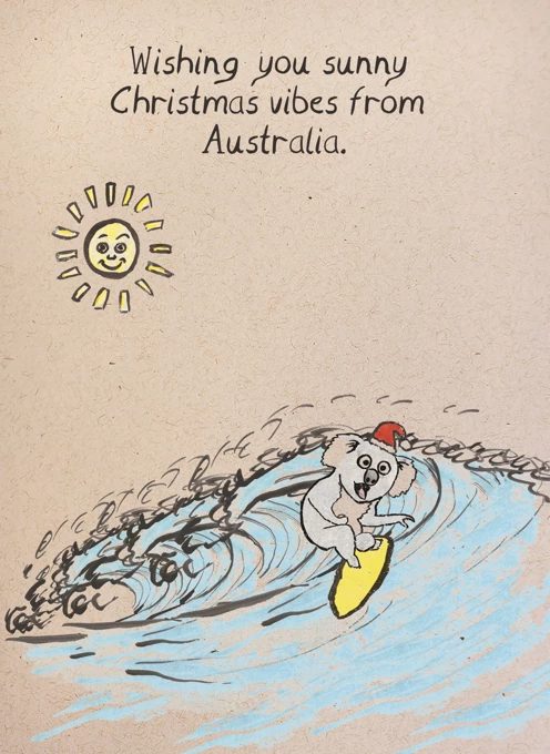 Sunny Christmas vibes from Australia