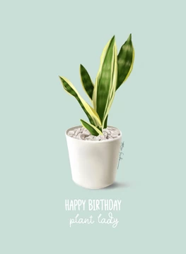 HBD Plant Lady